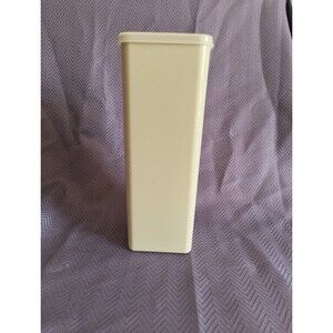 TUPPERWARE 3-1/2" Square Velveeta Cheese Butter Container & Tray 9.5" Clear Lid